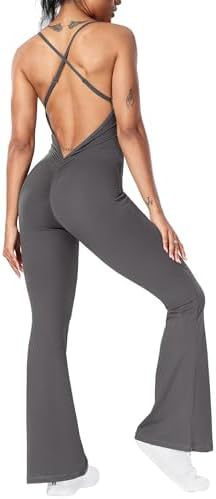 Workout Flare Jumpsuits