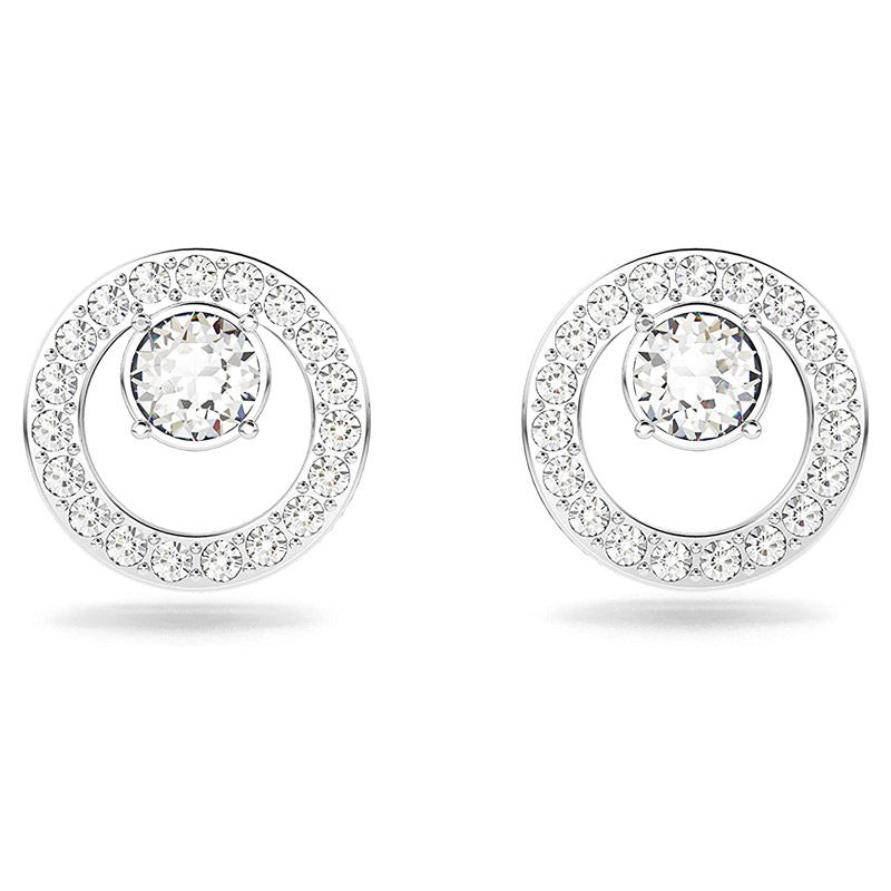 Simple Openwork Circle Set Light Luxury High-grade Socialite Cold Style Earrings Necklace