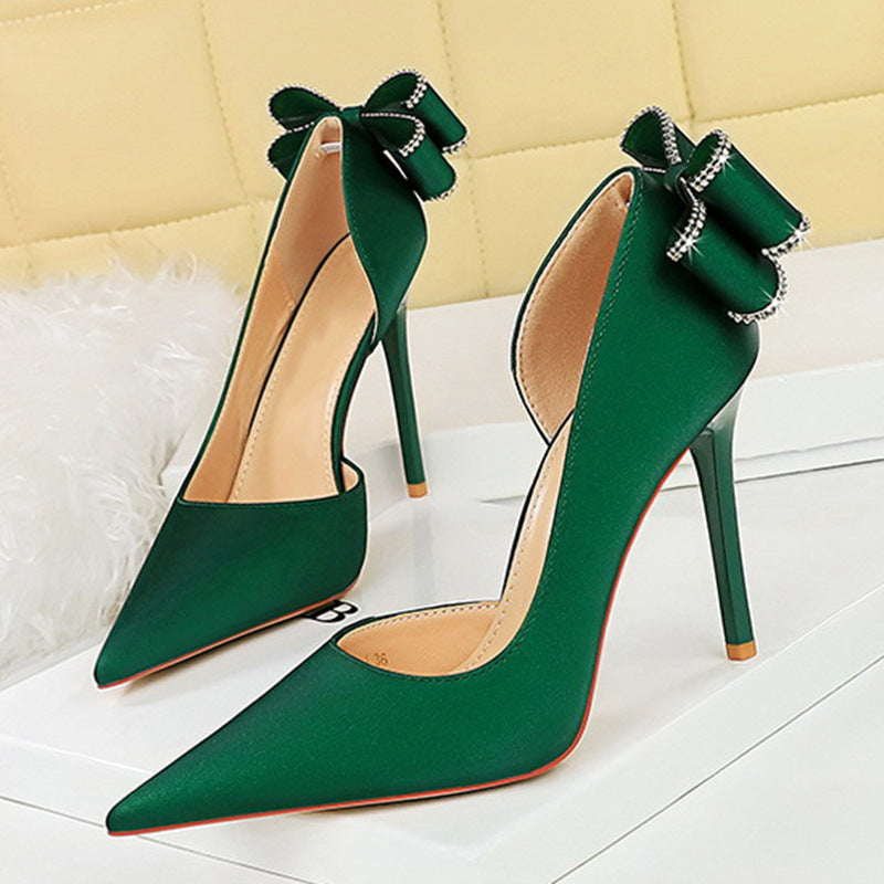 Pointed Toe Rhinestone Stiletto