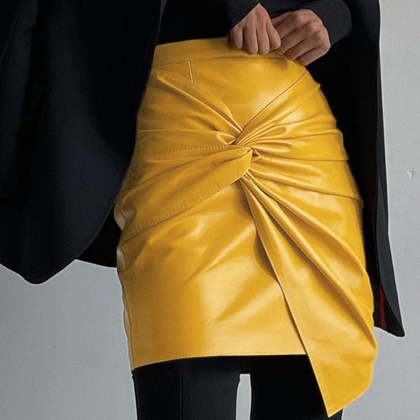 Leather Skirts Cross Bow