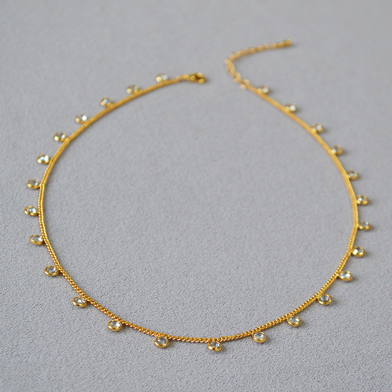 Short Necklace Collarbone