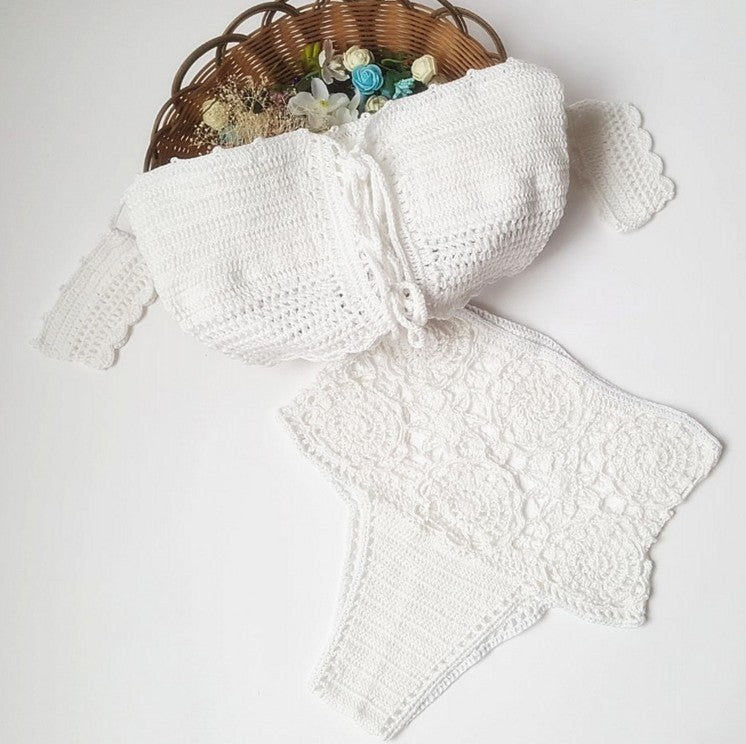 Knitted Swimwear Bikini Set