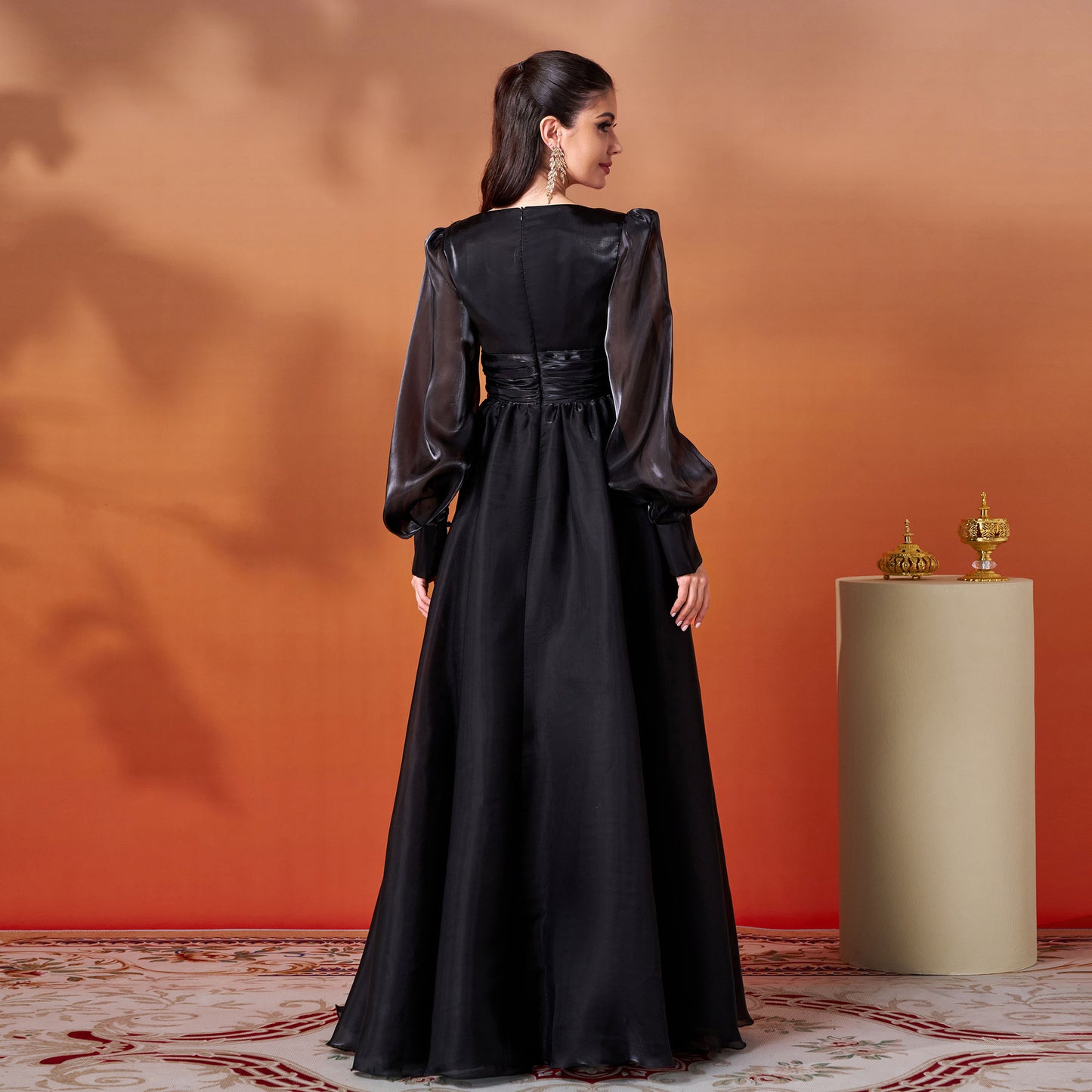Long Sleeve Elegant Lace Dress