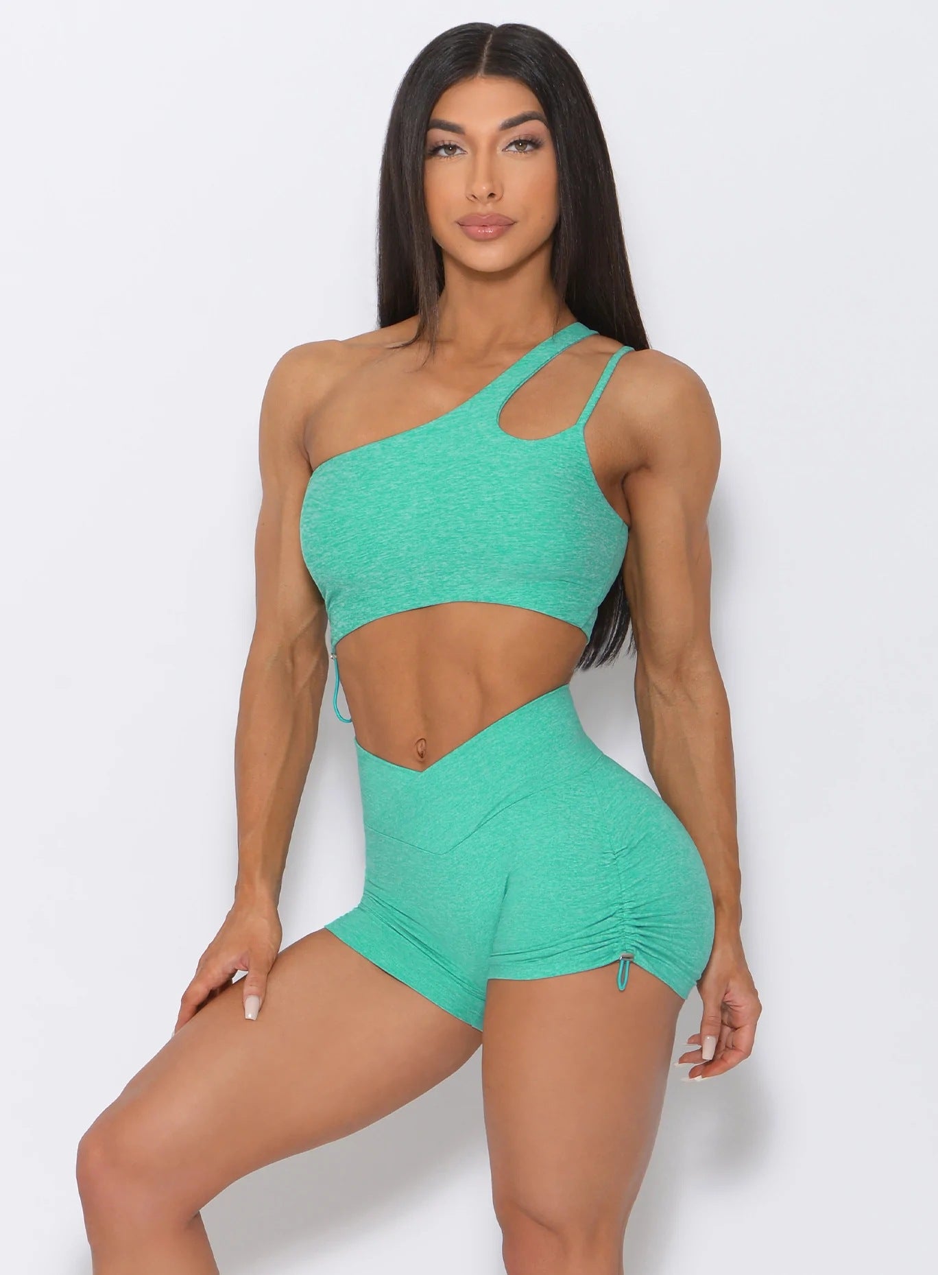 M Chic Boutique gym fitness activewear suit with matching leggings and top, designed for workout comfort and style