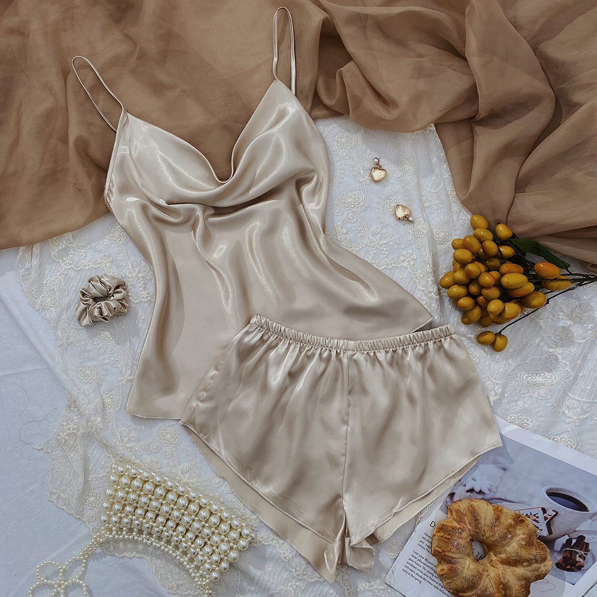 Suspender Shorts Suit
