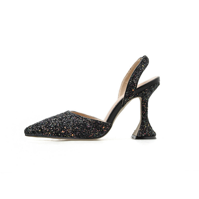 Low cut high heels