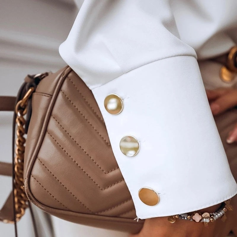 High-quality elegant business blouse