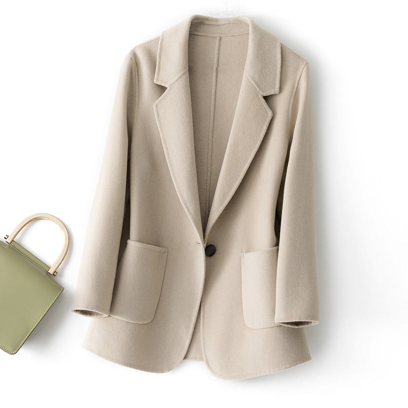 Wool Overcoat Double sided buttons