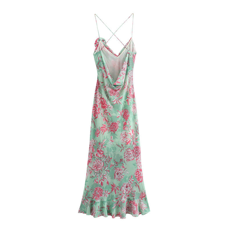 European Style Flower Dress