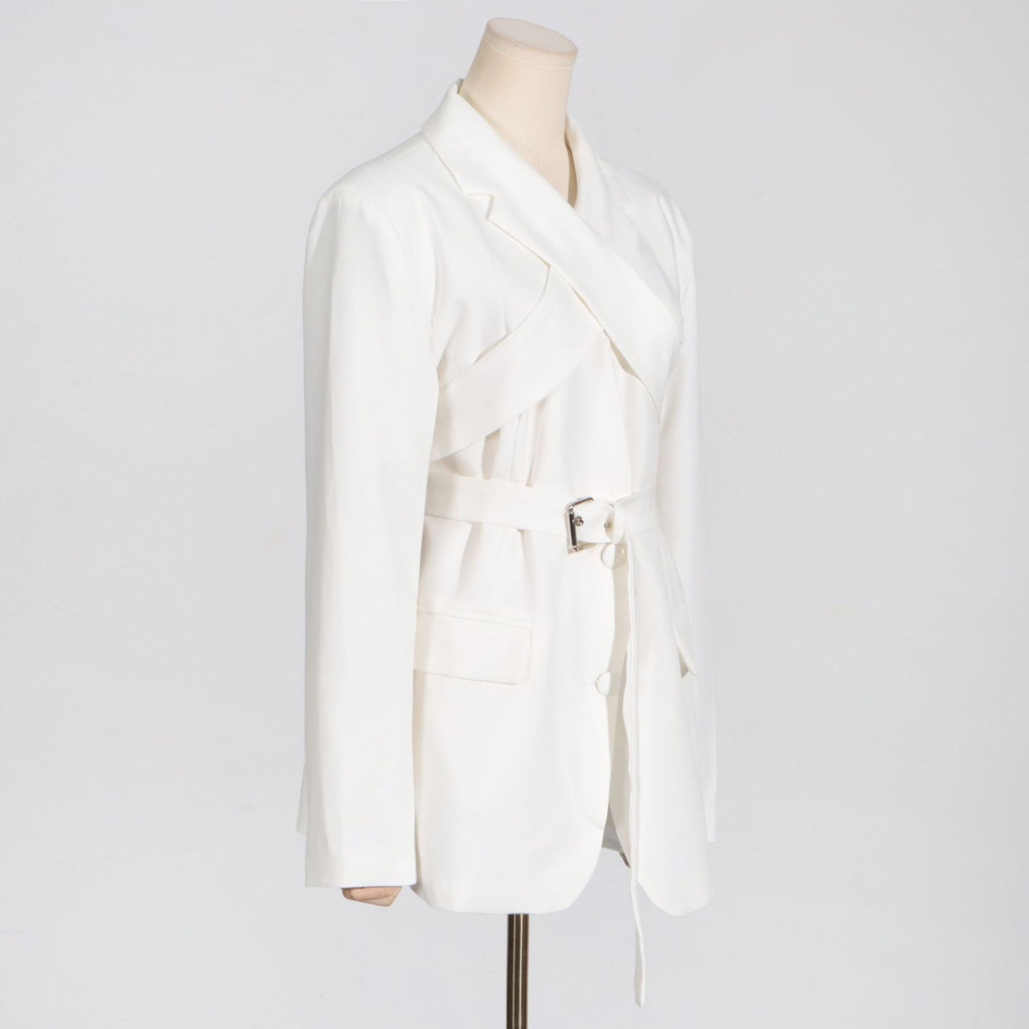Personality Solid Color Suit Coat