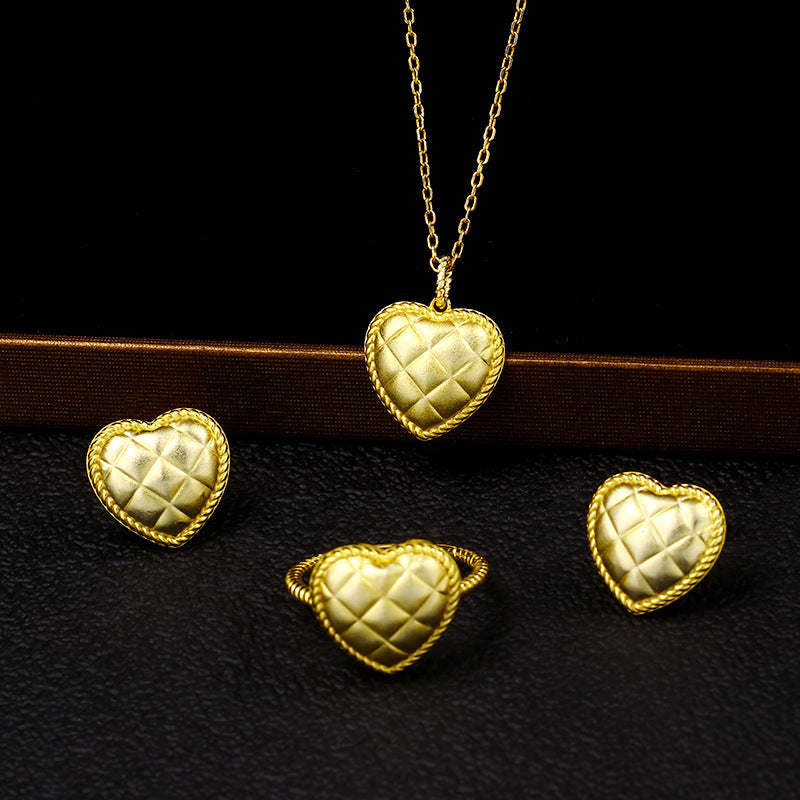 Vintage Frosted Heart