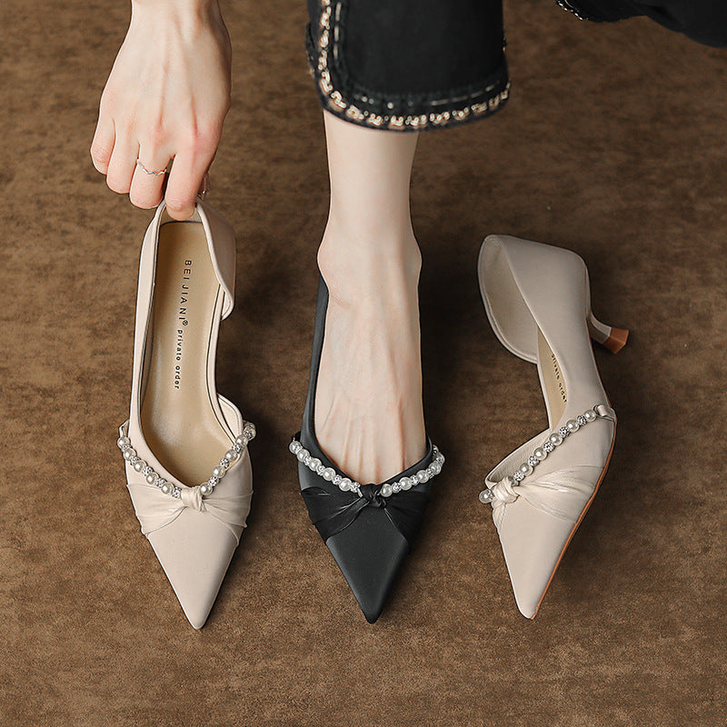 Elegant Satin High Heels