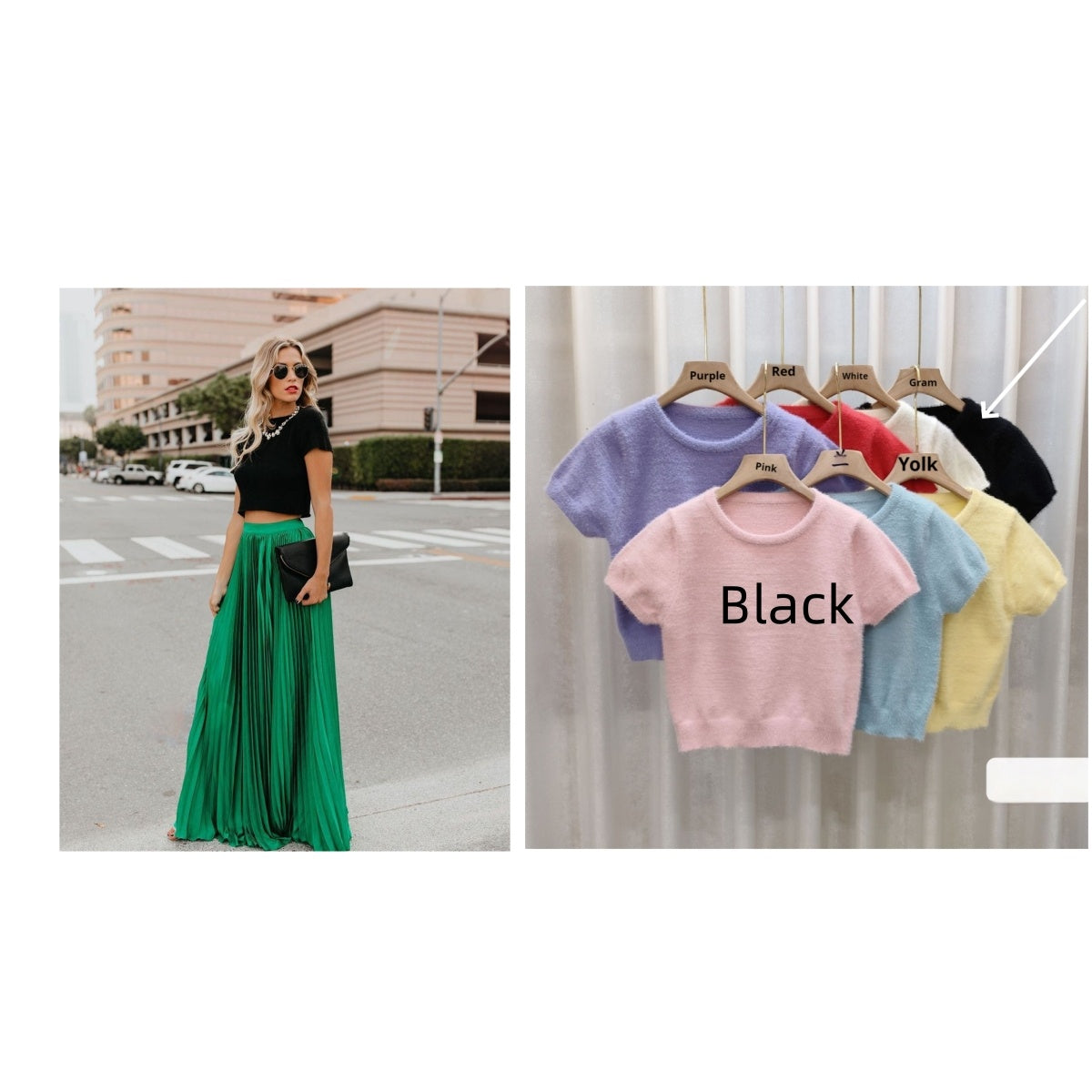 High Waist long skirt