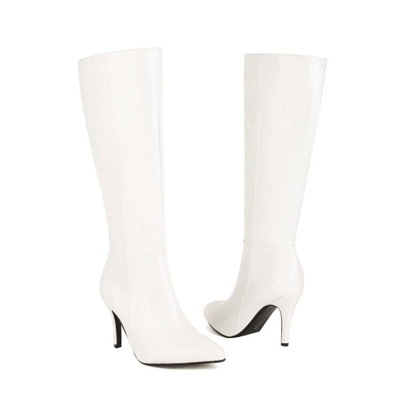 European Pointed High Boots