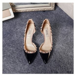 Rivets Pointed Toe Pumps