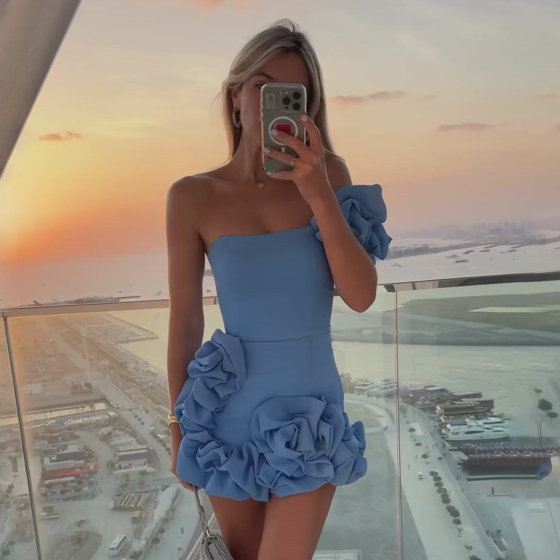 Fashion One-shoulder Dress
