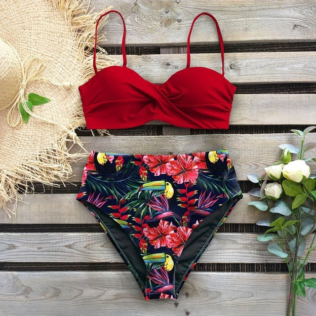High Waist Elegant Swimsuit