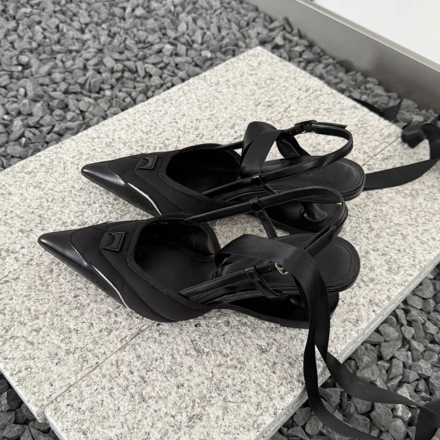 Special-shaped Root Lace-up High Heels