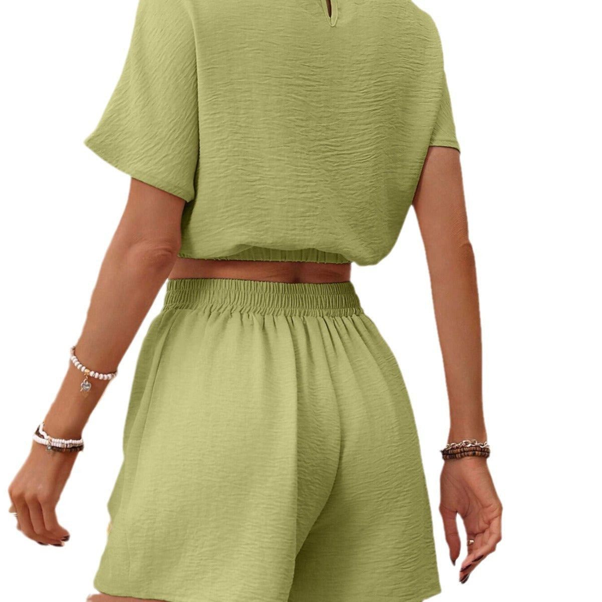 Solid Color Simple Elastic Fashion Suit