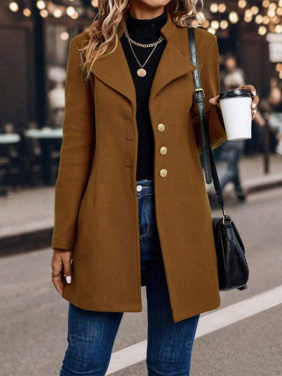 Slim Woolen Coat