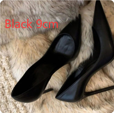Solid Black Stilettos