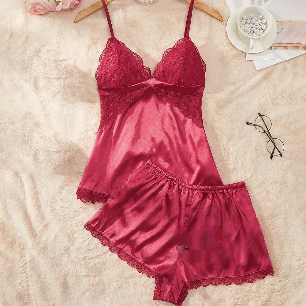 Pajamas Lace Silk Camisole