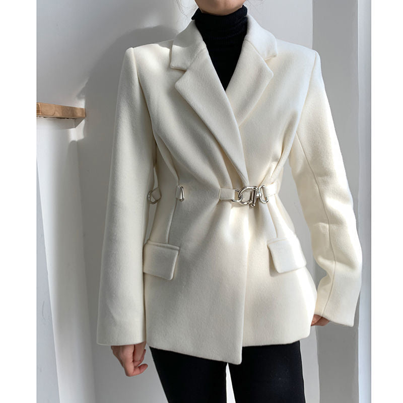 White Woolen Suit