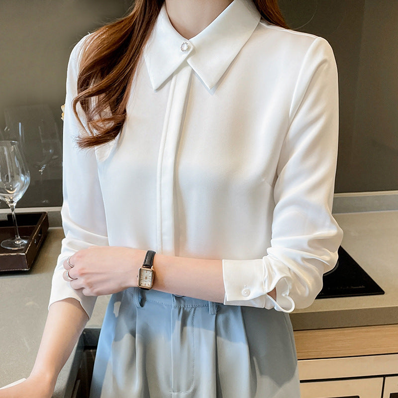 Solid Chiffon Blouse