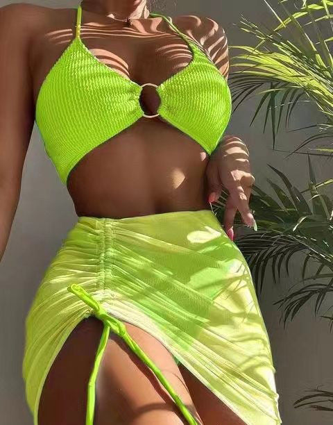 Three PiecesHalter Bikini
