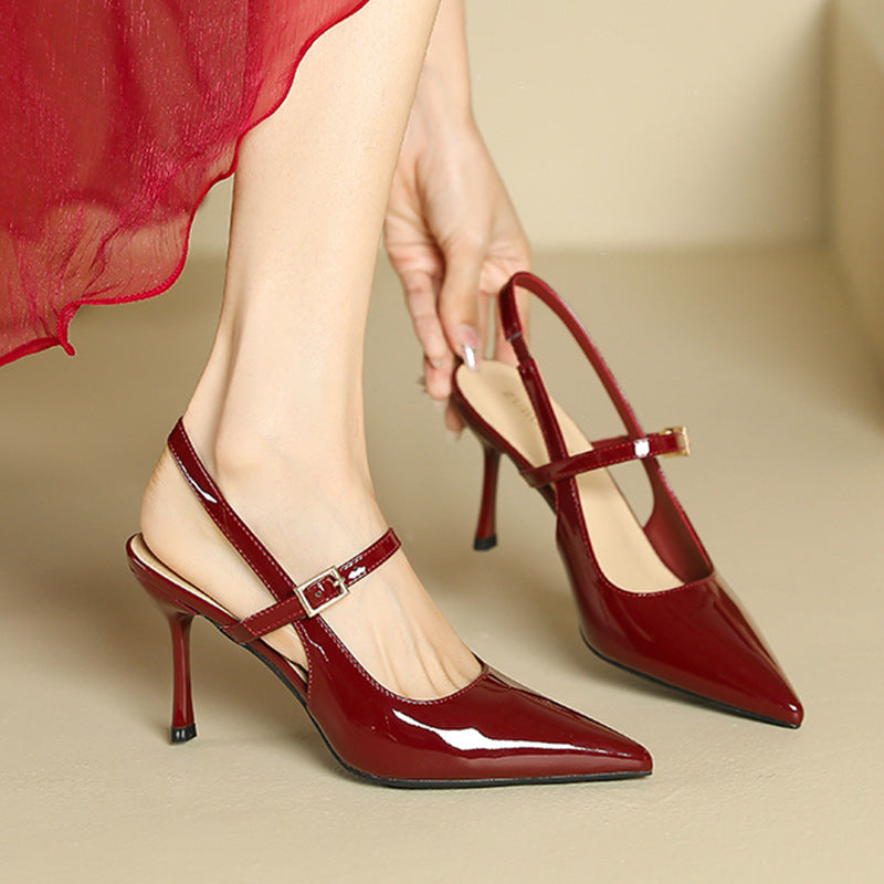 French Style Hollow High Heels
