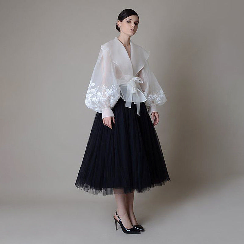 Vintage Court Style Top Shirt