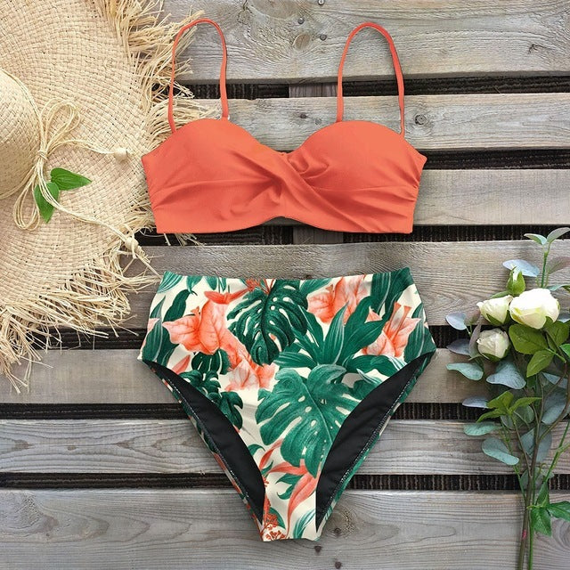 High Waist Elegant Swimsuit