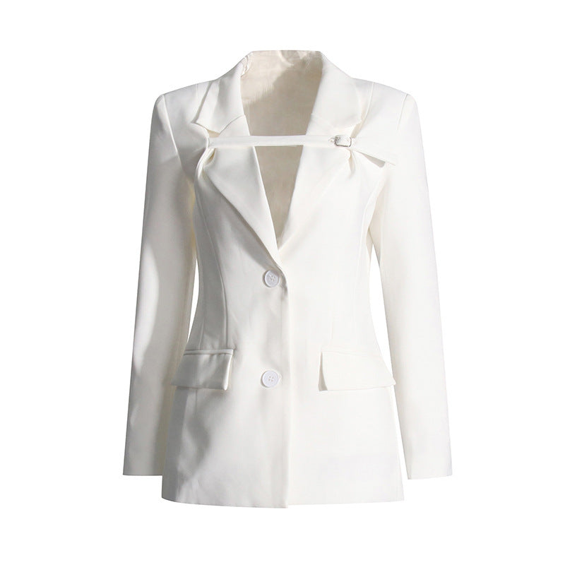 Slim Fit Patchwork Suit