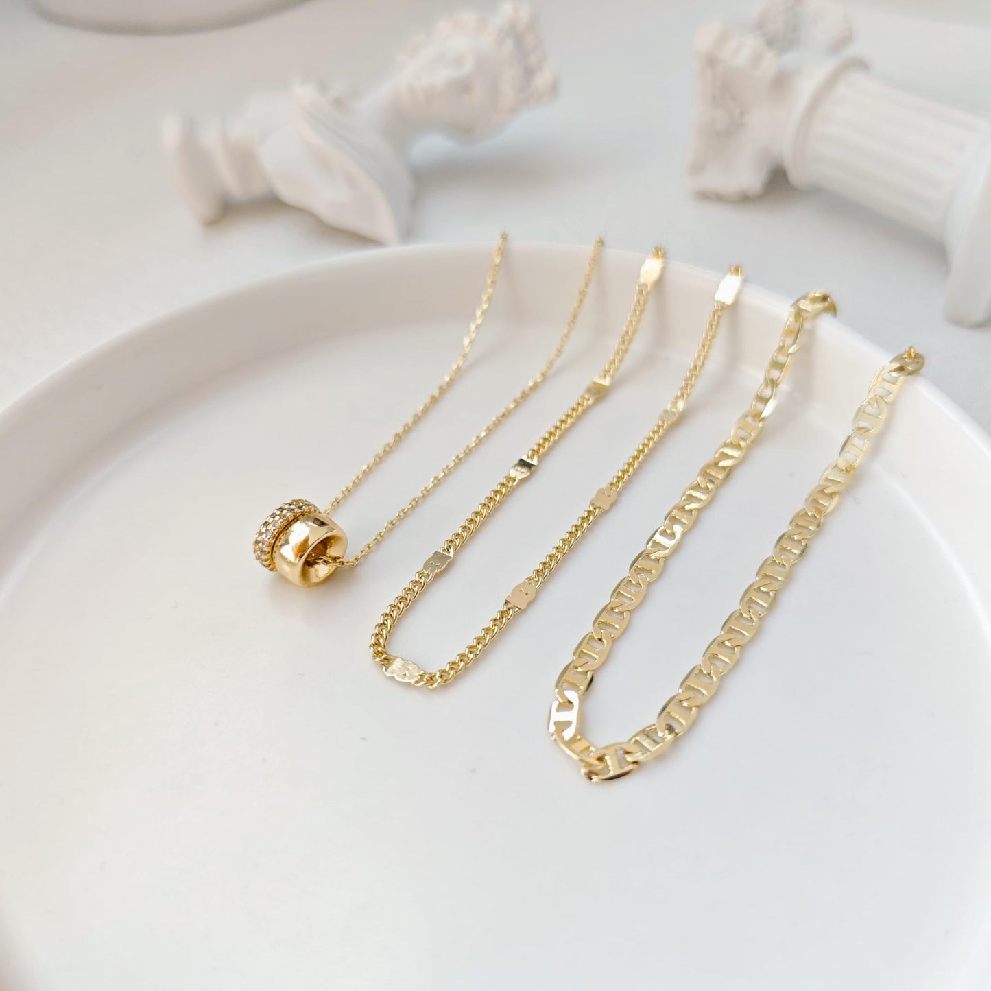 Necklace Zircon-laid Necklace
