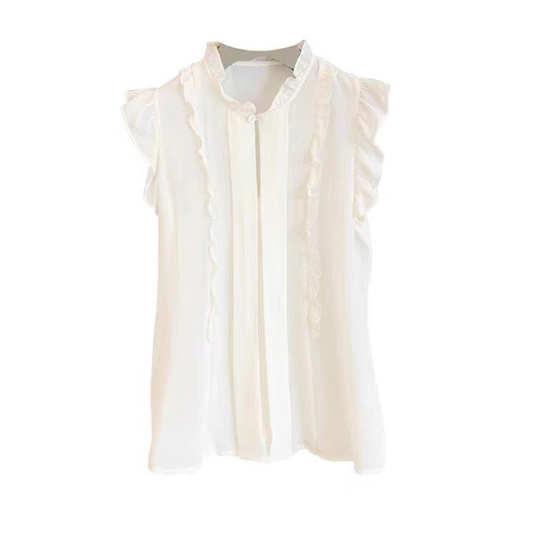 Silk White Chiffon Shirt