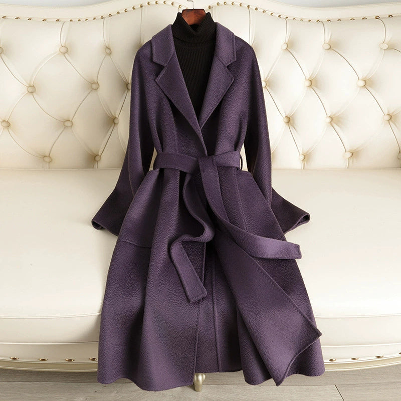 Water Ripple Woolen Coat