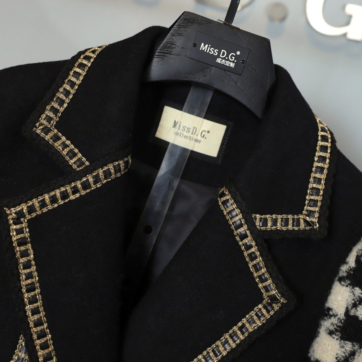 Winter New Double-breasted Socialite Style Woolen Coat