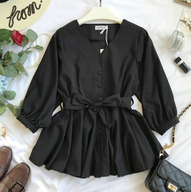 Lantern Sleeve Shirt