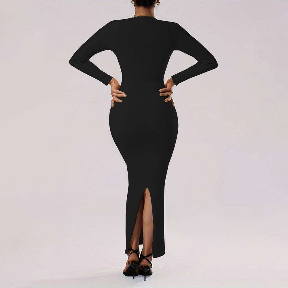 Square Collar Sheath Dress