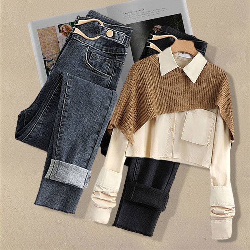 Plus Size Autumn Suit
