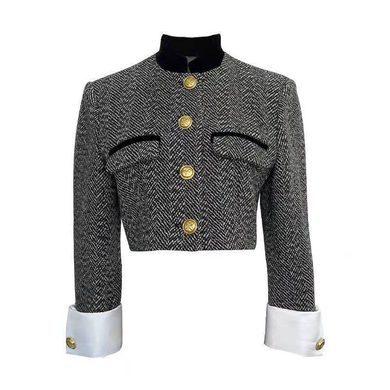 Tweed Classic Style Coat