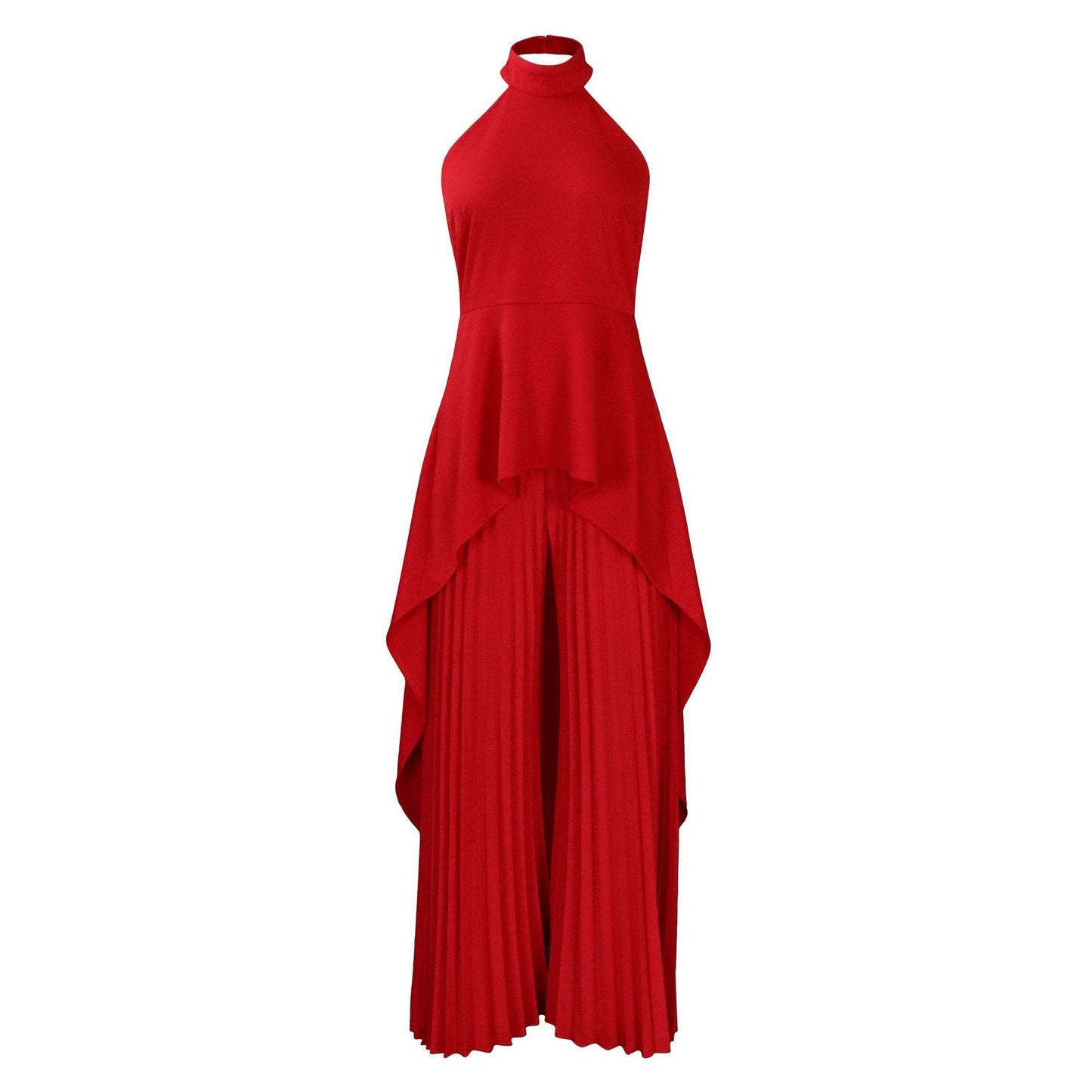Fashion Casual Set Socialite Backless Top Wide-leg Trousers