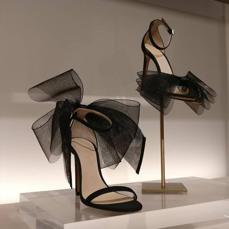 Open-toe Stiletto Heels