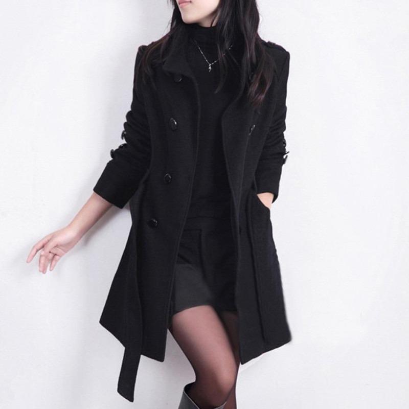 Solid Wool Coat