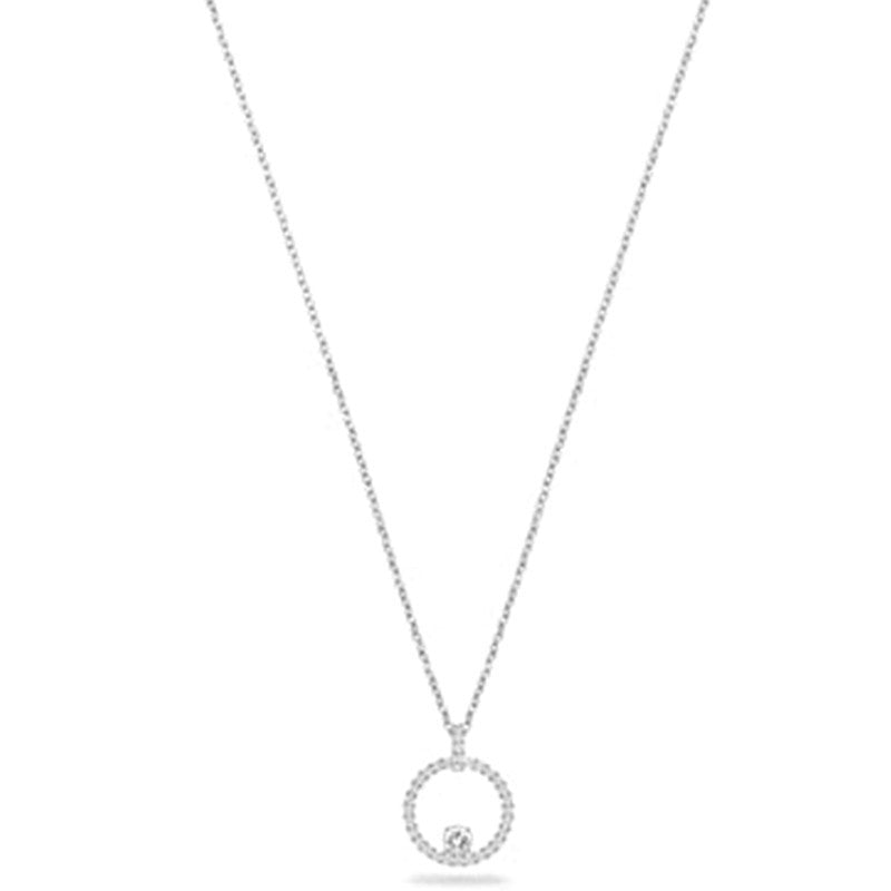 Simple Openwork Circle Set Light Luxury High-grade Socialite Cold Style Earrings Necklace