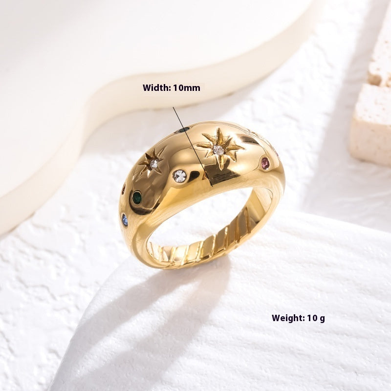 Trendy Style Zircon Ring For Women