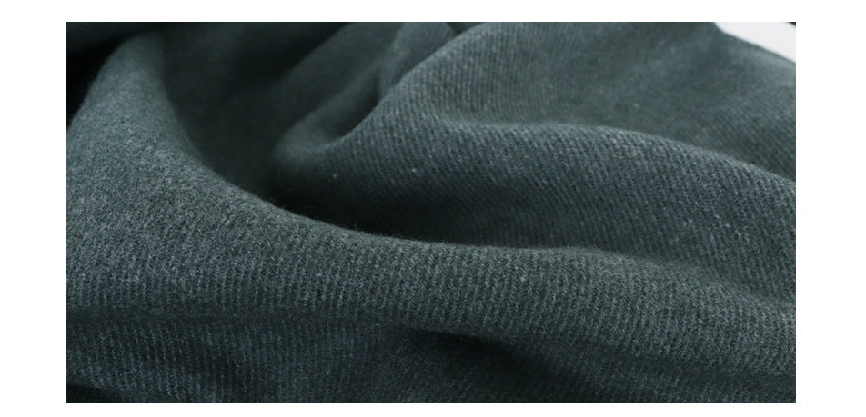 Solid Cashmere cloak shawl