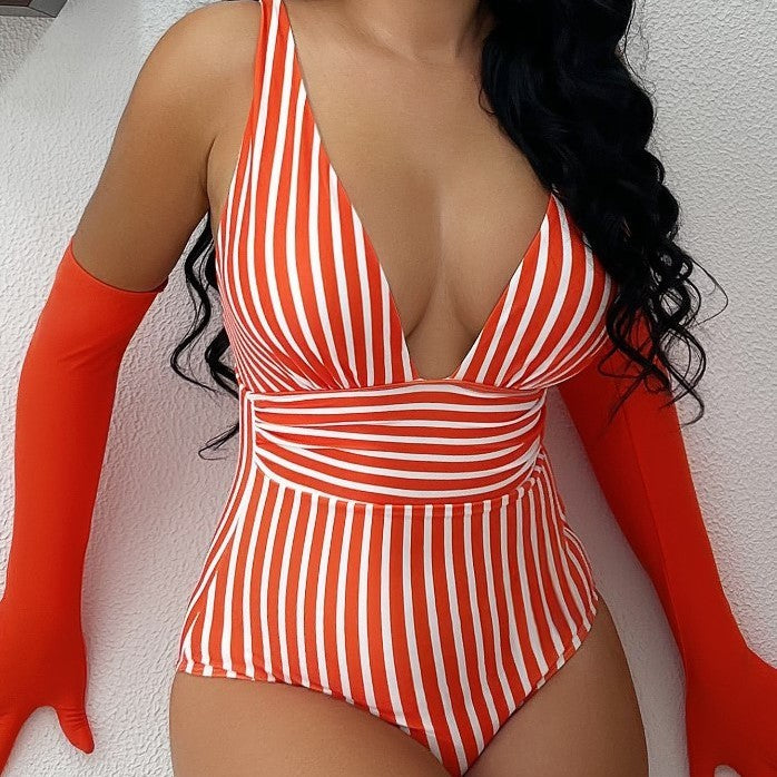 Striped Swimsuit