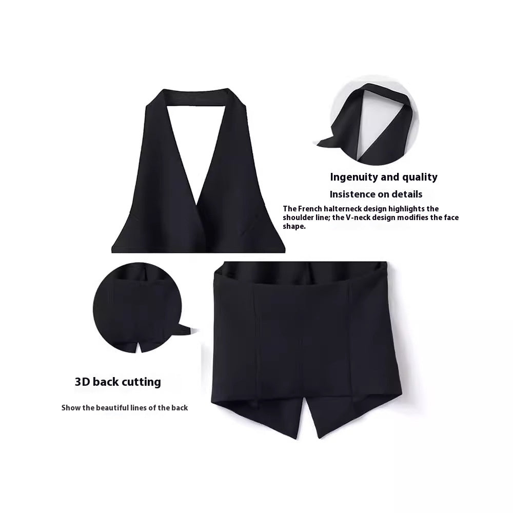 Halter Suit Vest
