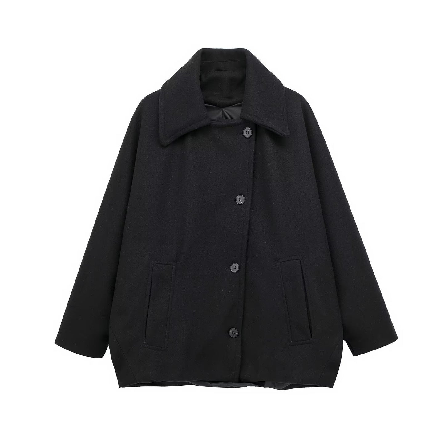 Wool Blended Short Coat